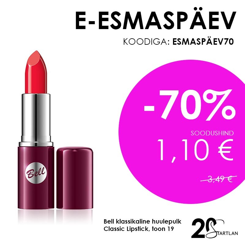 You are currently viewing E-ESMASPÄEV kuni -70%